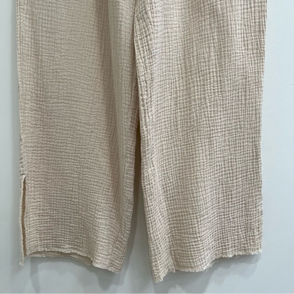 Rails Leon Pull On Pant in Flax Gauzy Breezy Lightweight Cotton Pockets Large - Picture 10 of 16